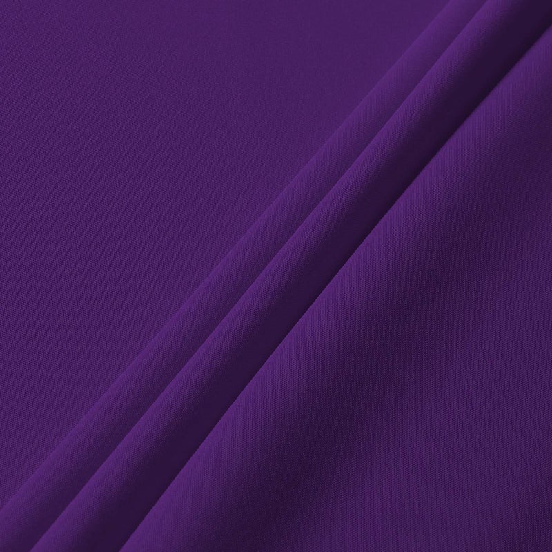 sancua Round Tablecloth - 120 Inch - Water Resistant Spill Proof Washable Polyester Table Cloth Decorative Fabric Table Cover for Dining Tables, Buffet Parties and Camping, Purple - Image 5